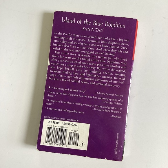 🛍️$5 Add-on🛍️ 1978 Island of the Blue Dolphins - Picture 4 of 5